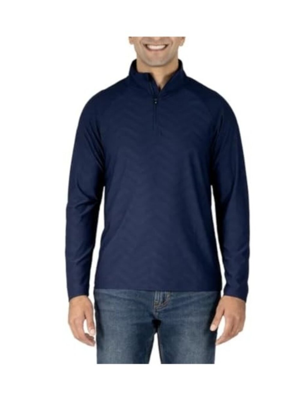 Gerry Men's Moisture Wicking Active Long Sleeve Pullover Navy XL New with Tag